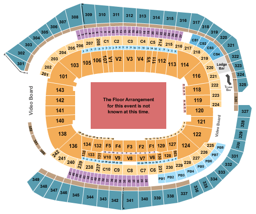 US Bank Stadium WWE SummerSlam Seating Chart